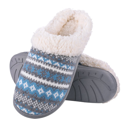 Comwarm Winter Warm Cotton Slippers For Women Men Flats Soft Non-slip Fluffy Shoes Design Slides Couple Indoor House Slippers