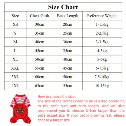 Autumn Winter Pet Dog Soft Fleece Clothes Warm Jumpsuit Coat for Small Medium Large Dog Cat Puppy Jacket Sweater with Leash Ring