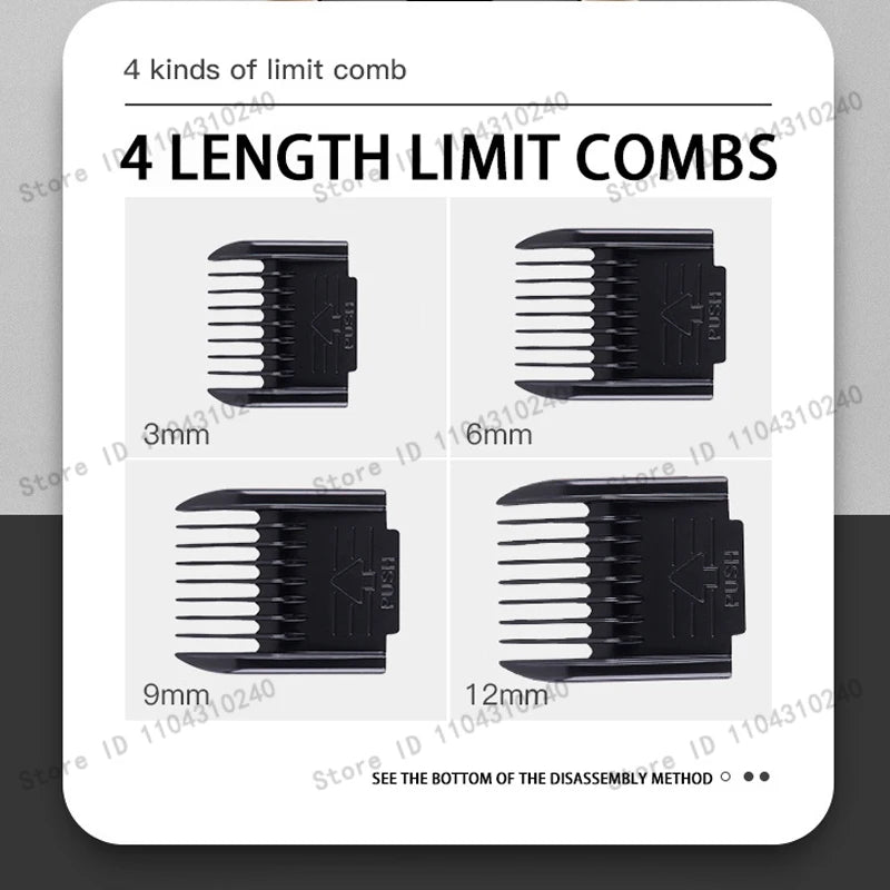 Electric Pet Clipper Grooming Kit for Dogs Reachageable Trimmer Haircut Cat Hair Cutting Remover Quiet Nail Grinder Machine Set