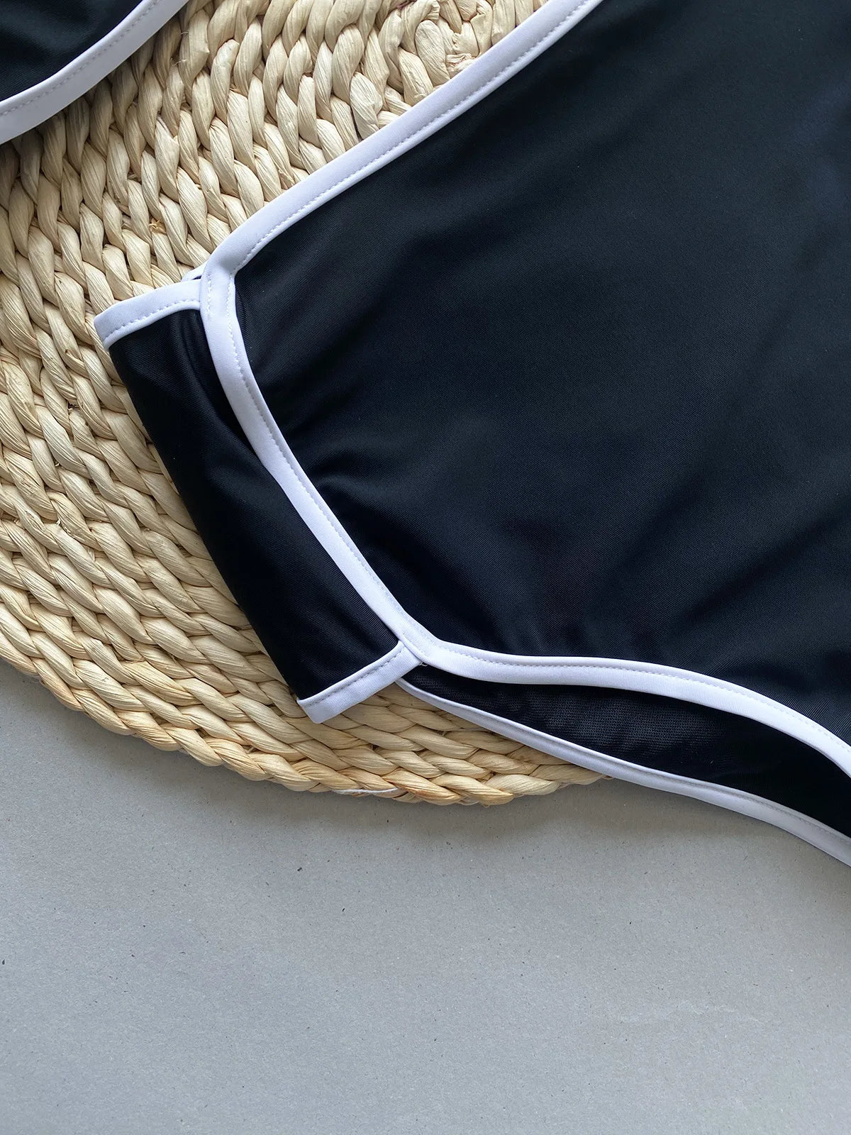 CPUTAN Black Sexy 2024 Push Up Bikini Set Two Piece Swimwear High Waist Biquini Swimsuit Summer Brazilian Bathing Suit Beachwear