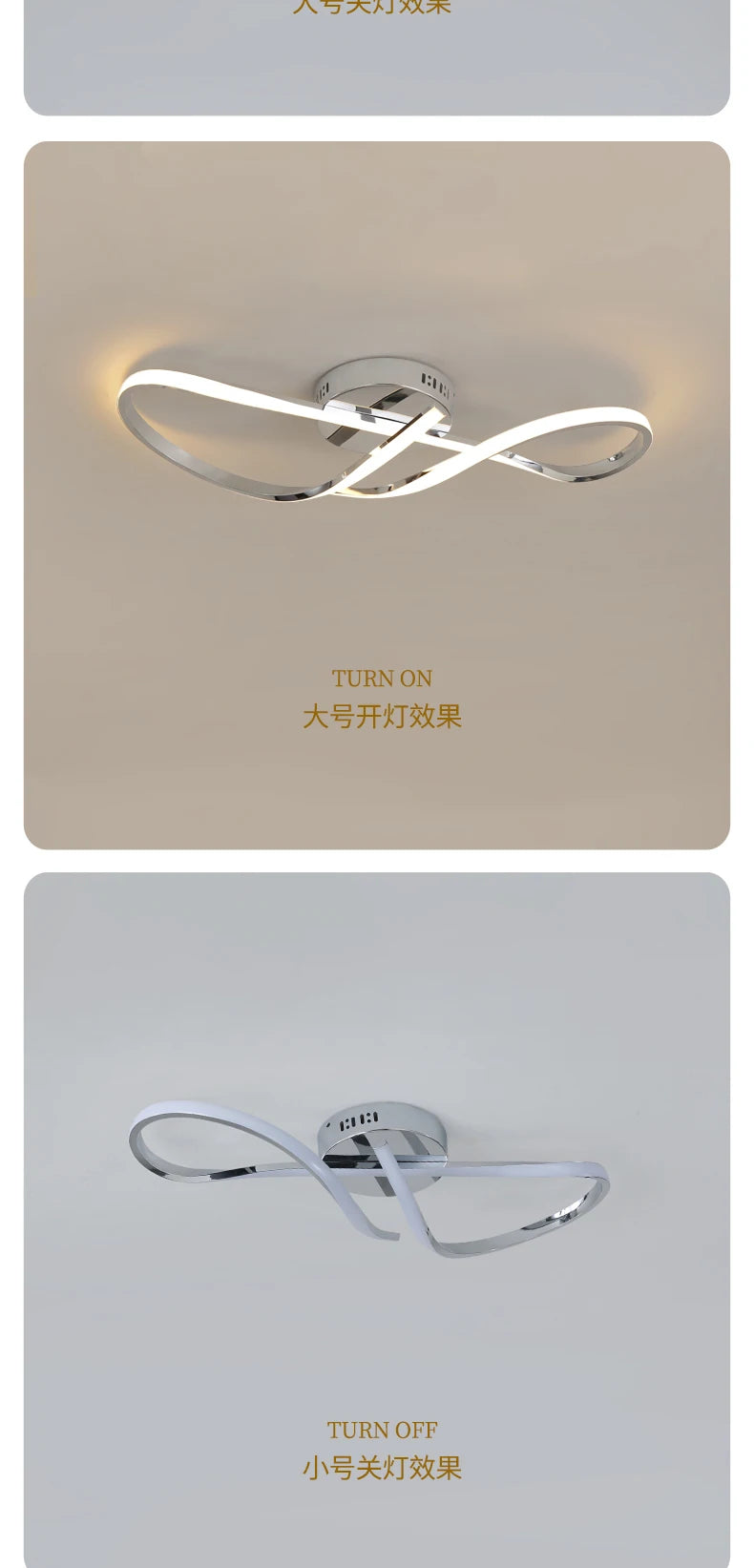Modern Ceiling Chandelier Gold/Chrome Led Ceiling Lights For Living Bedroom Dimmable Kitchen Dining Room ceiling lamp lustre