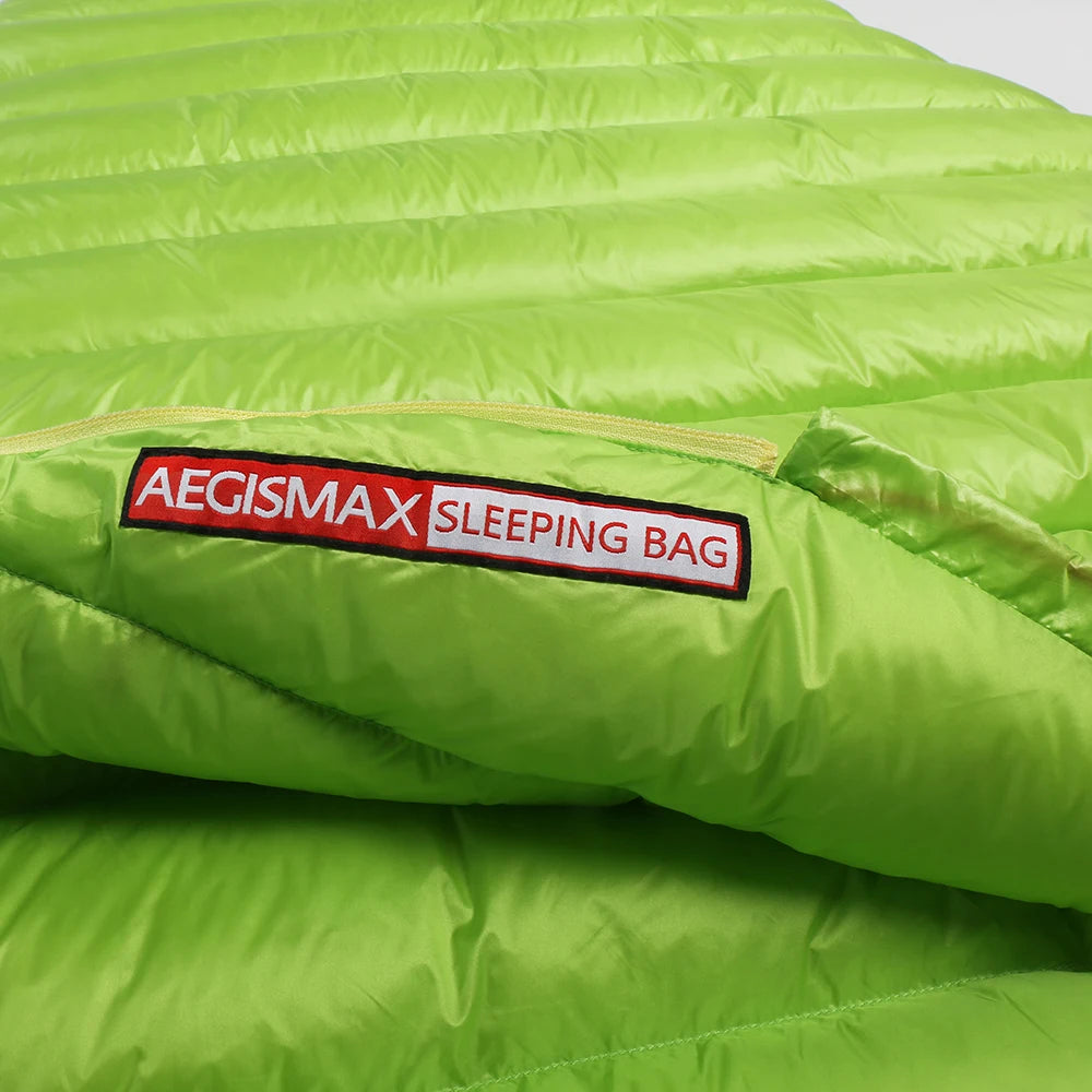 AEGISMAX MINI 800FP Goose Down Sleeping Bag Ultralight Outdoor Camping Hiking Sleeping Bag for Backpacking
