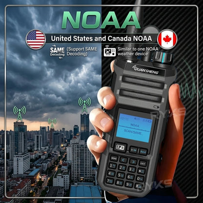 Quansheng Original Tk11 (5)  27 Mhz Walkie Talkie Handheld 10W Frequency Wireless Am Fm Ham