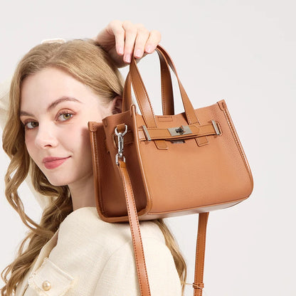 NEW Luxury Quality Genuine Leather Handbags Cowhide Satchel Bag for Women mini bags Fashion Lady Crossbody Messenger Bags