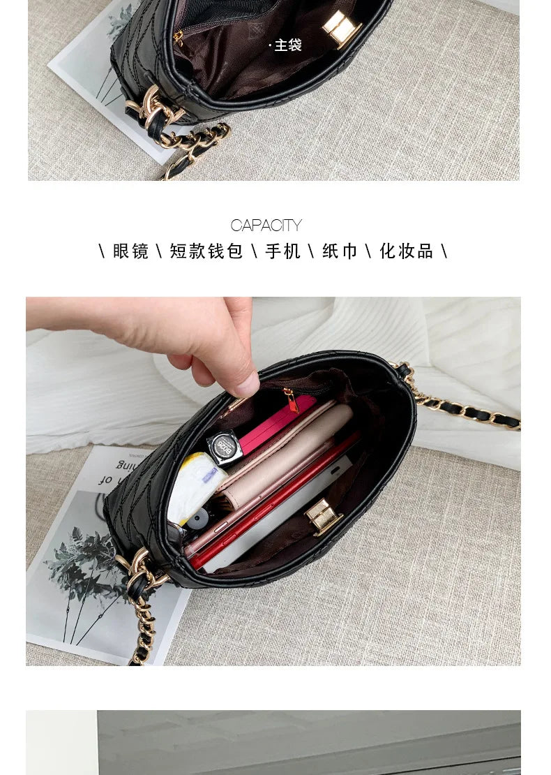 Design Handbag Shoulder Bags for Women Small Luxury Crossbody Bag High Quality Soft Leather Purse New Ladies Small Square Bag