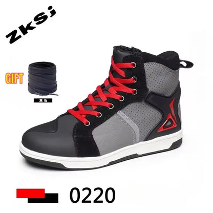 Motorcycle Boots Motos Riders Protective Boots Waterproof Non-slip Motocross Mountain Racing Shoes Casual Shoes Botas Para Moto