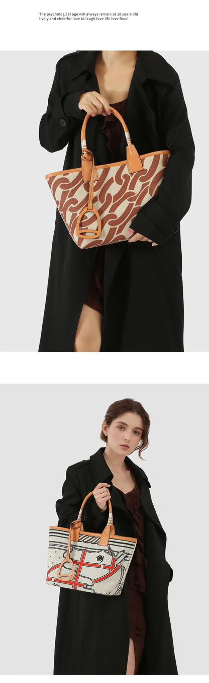New Fashion Women's Tote Bag Trend Brand Versatile Shoulder Bag High Quality Temperament Crossbody Bag Designer Luxury Handbag