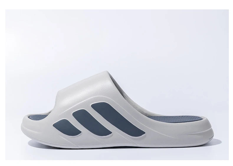 New Men Slippers Slides with a Sense High Aesthetic Value External Wear Anti Slip Thick Bottom, Beach Cool Slippers for Men