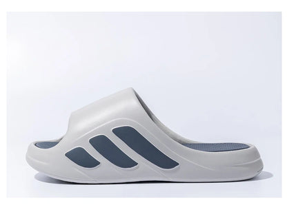 New Men Slippers Slides with a Sense High Aesthetic Value External Wear Anti Slip Thick Bottom, Beach Cool Slippers for Men