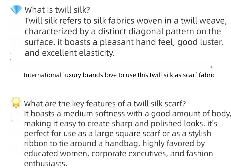 Black White View Print Twill Silk Scarf 90x90cm Women Fashion Square Neck Scarf Satin Kerchief Head Wrap Bandana Bag Decoration