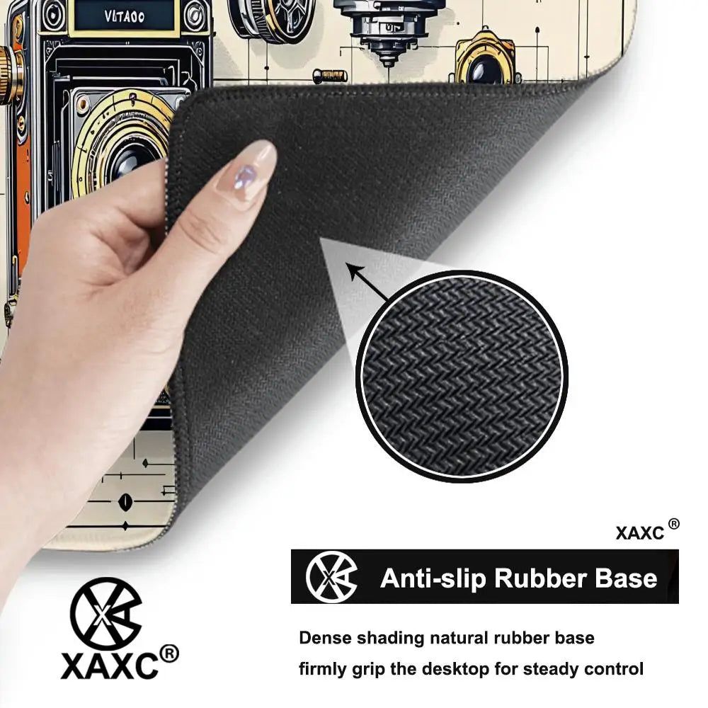 Camera Disassembly diagram Mouse Pad Large Computer Office Game Table Mats Rubber Anti-slip Gaming Keyboard Long Desk Pads XAXC