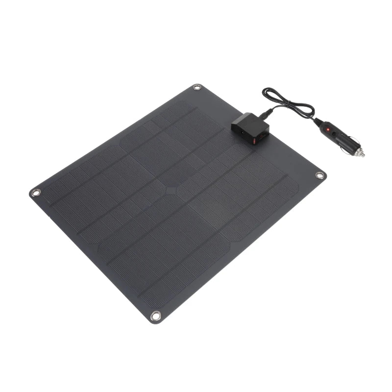 50W/100W Portable Solar Panel USB Outdoor Mobile Power DIY Travel Cell Phone Charger Car Yacht 12V18V Battery Pack Power Panel