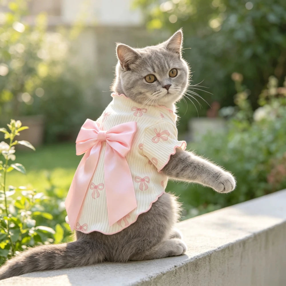 Breathable Lightweight Dog Tshirt Pet Vest Summer Wear Comfortable Elastic Soft for Small Dogs Cats Cute Design Pet Clothing Summer Outfit