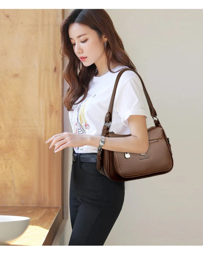Top Quality Shoulder Crossbody Bags for Women New 2026 Designer Soft Pu Leather Women Bags Luxury Purses Handbags Messenger Bag