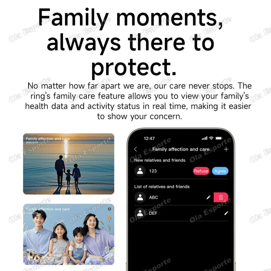 Incoming Call Vibration Alerts Smart Ring 2026 Gesture To Swipe Videos Messages Alarms Vibration Health Monitoring Smartring NEW
