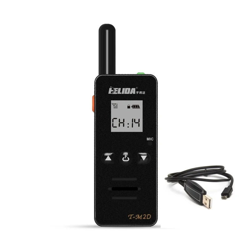 Super Mini  Two Way Radio T-M2D Mini Walkie Talkie, 128 Channels, 400-520MHz,