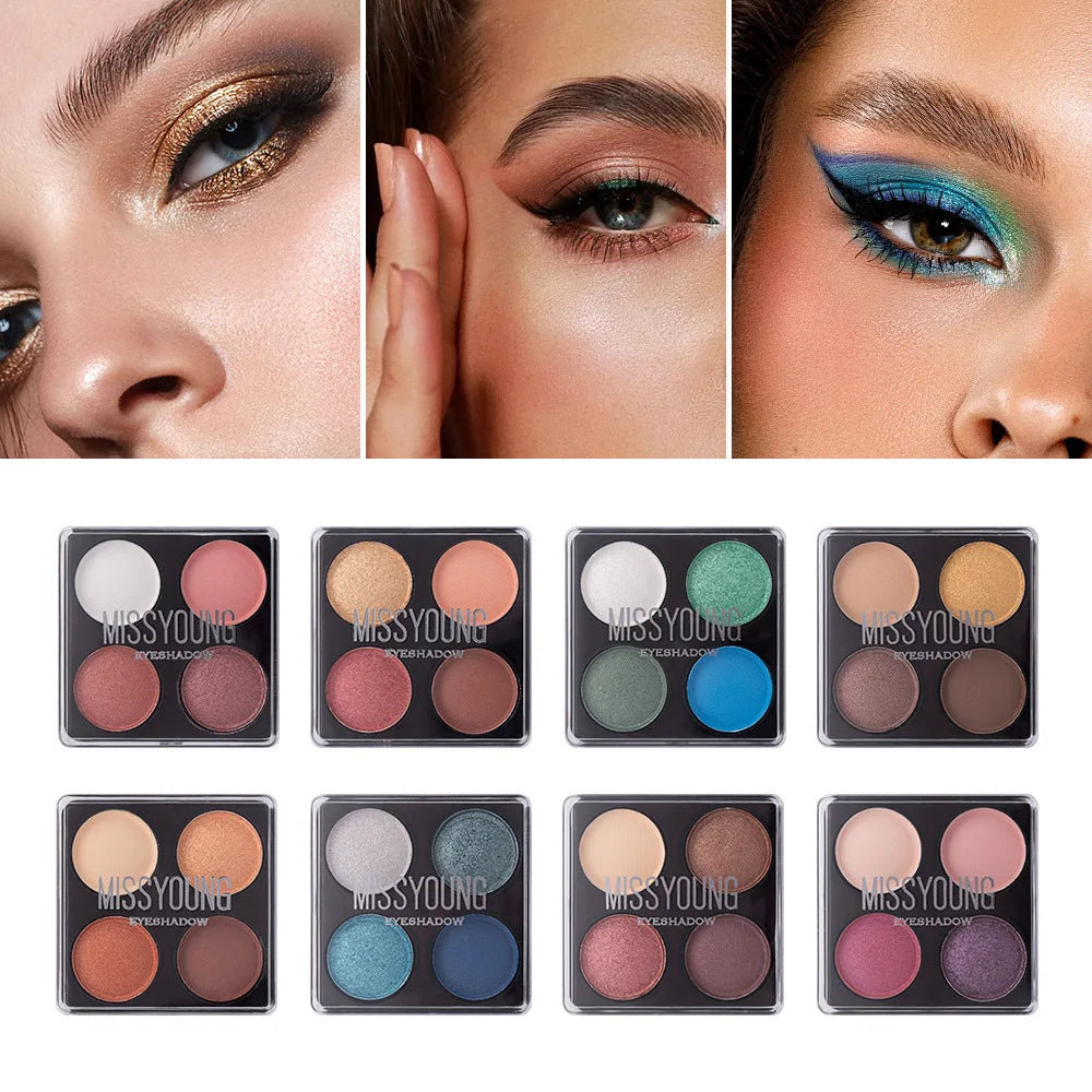 Makeup Case Set Natural Long Lasting Matte Shimmer Lipstick Eyeshadow Blush Highlight Multifunctional Full Face Cosmetic Kit