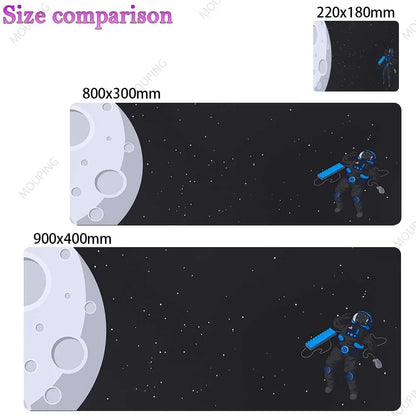 Xxl Mouse Pad Dualshot 2 Black Deskmat Playmat Laptop Anime Gaming Keyboard Rubber Pad on The Table Mouse Mat Pc Carpet
