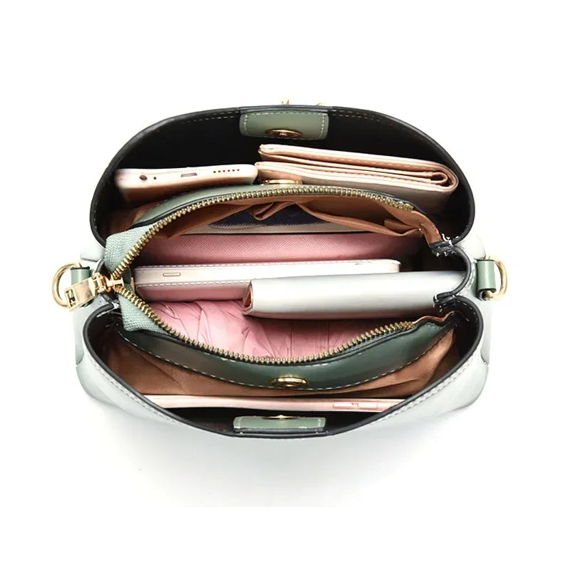 2025 Women White Handbag New Designer Butterfly Tassel PU Leather Messenger Bags Ladies Crossbody Female Tote Shoulder Bag