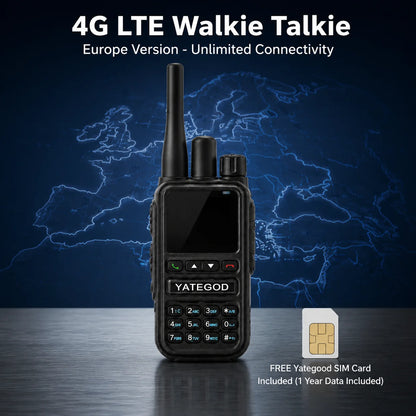 GM10 POC 4G Network GPS 100KM Dual-Mode Walkie-Talkie Global Intercom 5000KM Radio
