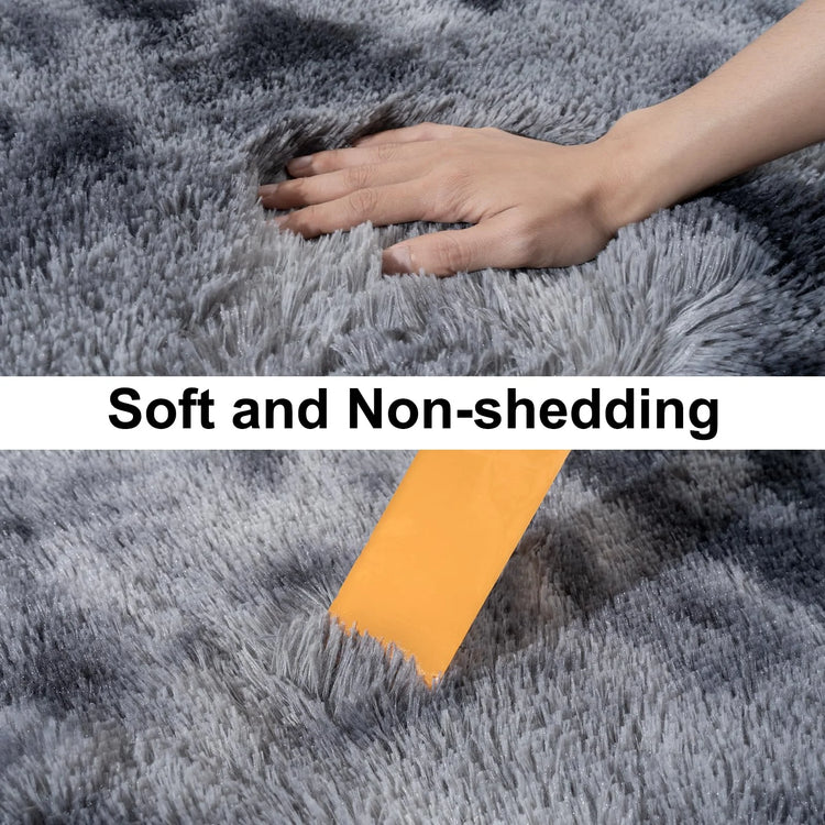 VIKAMA Ultra-Soft Running Rug Bedroom & Hallway Anti-Slip Mat Fluffy Plush Bedside Dormitory Carpet Home Decor