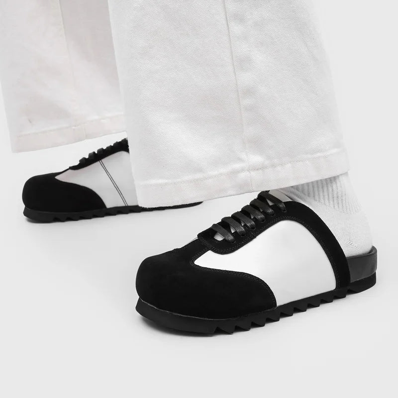 DIMANYU Men's Slip-On Outdoor Slippers  2026 New Fashion Mule Shoes Men Thick Sole Mixed Color Casual Men's Slippers