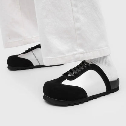 DIMANYU Men's Slip-On Outdoor Slippers  2026 New Fashion Mule Shoes Men Thick Sole Mixed Color Casual Men's Slippers