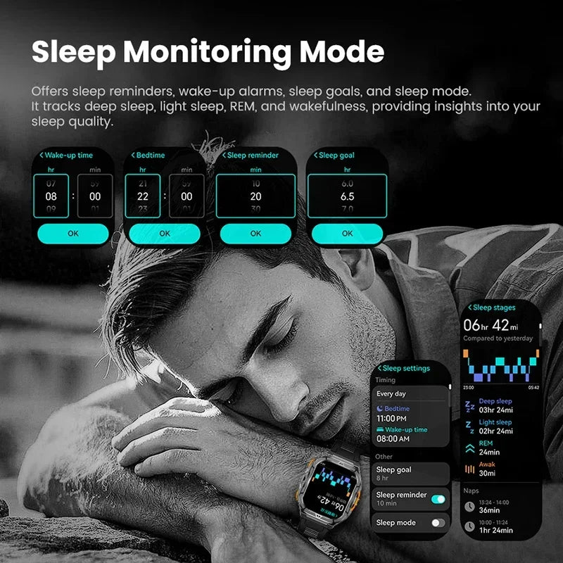 Luxury AMOLED Smartwatch Real GPS 5ATM Waterproof Smart Watch Electronic Clock Sports Wrist Digital Watches for Man Android 2026