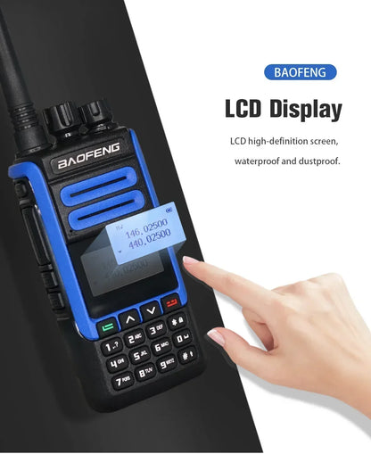 BaoFeng BF-H7 10W Dual Band UHF VHF Portable FM Transceiver Powerful Walkie Talkie Two Way Radio Original