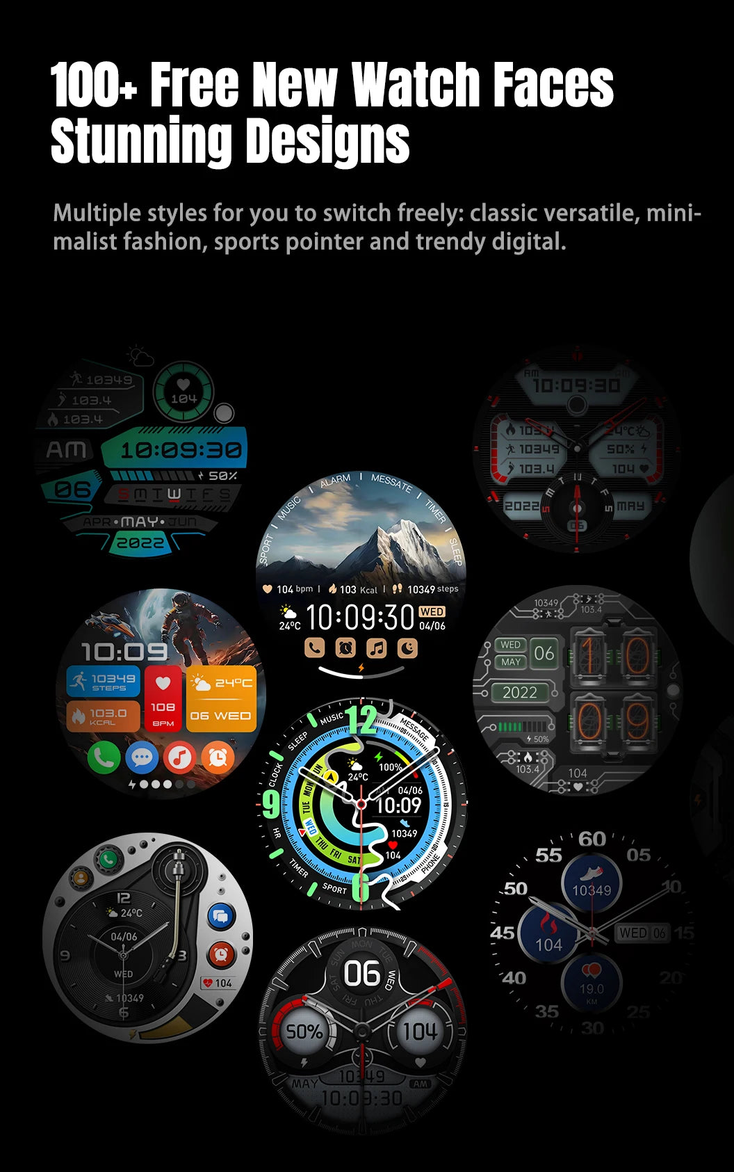 New Military Men's Outdoor Sport Smart Watch 1400mAh Battery BT Call Flashlight IP68 Waterproof 1.7' HD Large Screen Men Watch