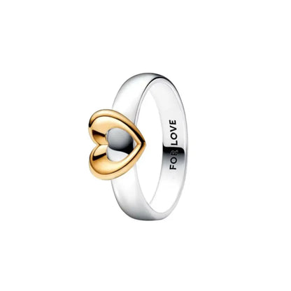 European New 925 Silver Heart-Shaped,Floral,Square Ring Suitable for Exquisite High-Quality Jewelry for Women at Wedding Parties
