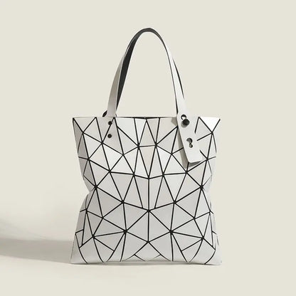 Luminous Bag Reflective Geometric Bags for Women 2024 Quilted Shoulder Bags Totes Female Handbags Bolsa Feminina Sac À Main