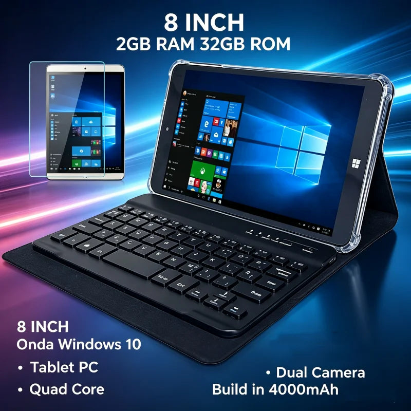 8.0 Inch Newest Sales 64 Bit AR2 Windows 10 Tablet PC Z8300 CPU 1280*800 Pixel Dual Camera Quad Core 8GB DDR3 RAM 128GB EMMC