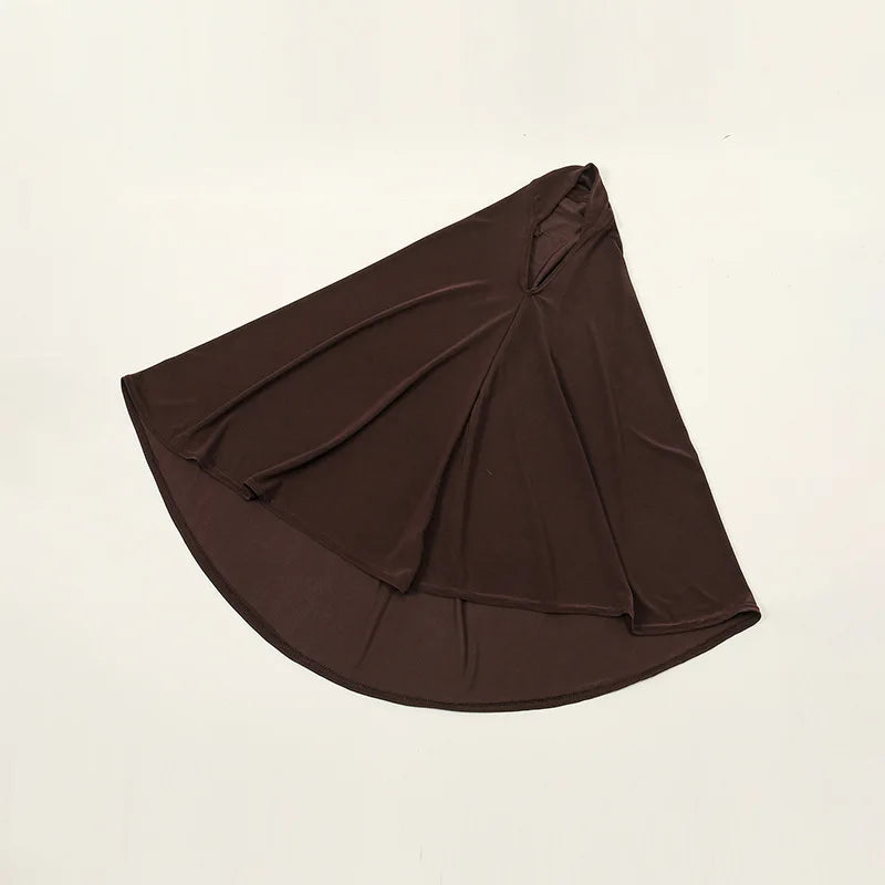 80*90cm Hot Sale Crystal Linen Malay Scarf Fashion Solid Color Pull-On Headscarf