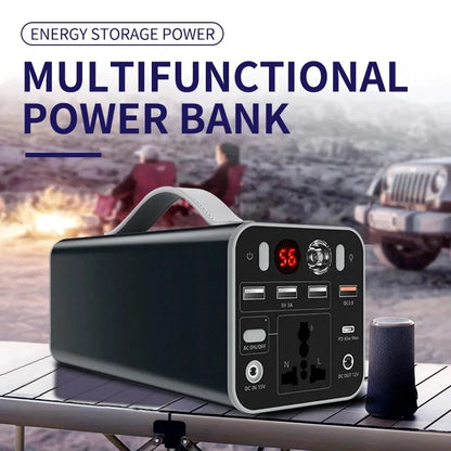 150W 45000mAh 110V/220V Portable Power Station Generator Battery AC DC output Outdoor Charger Emergency Power Supply Power Bank