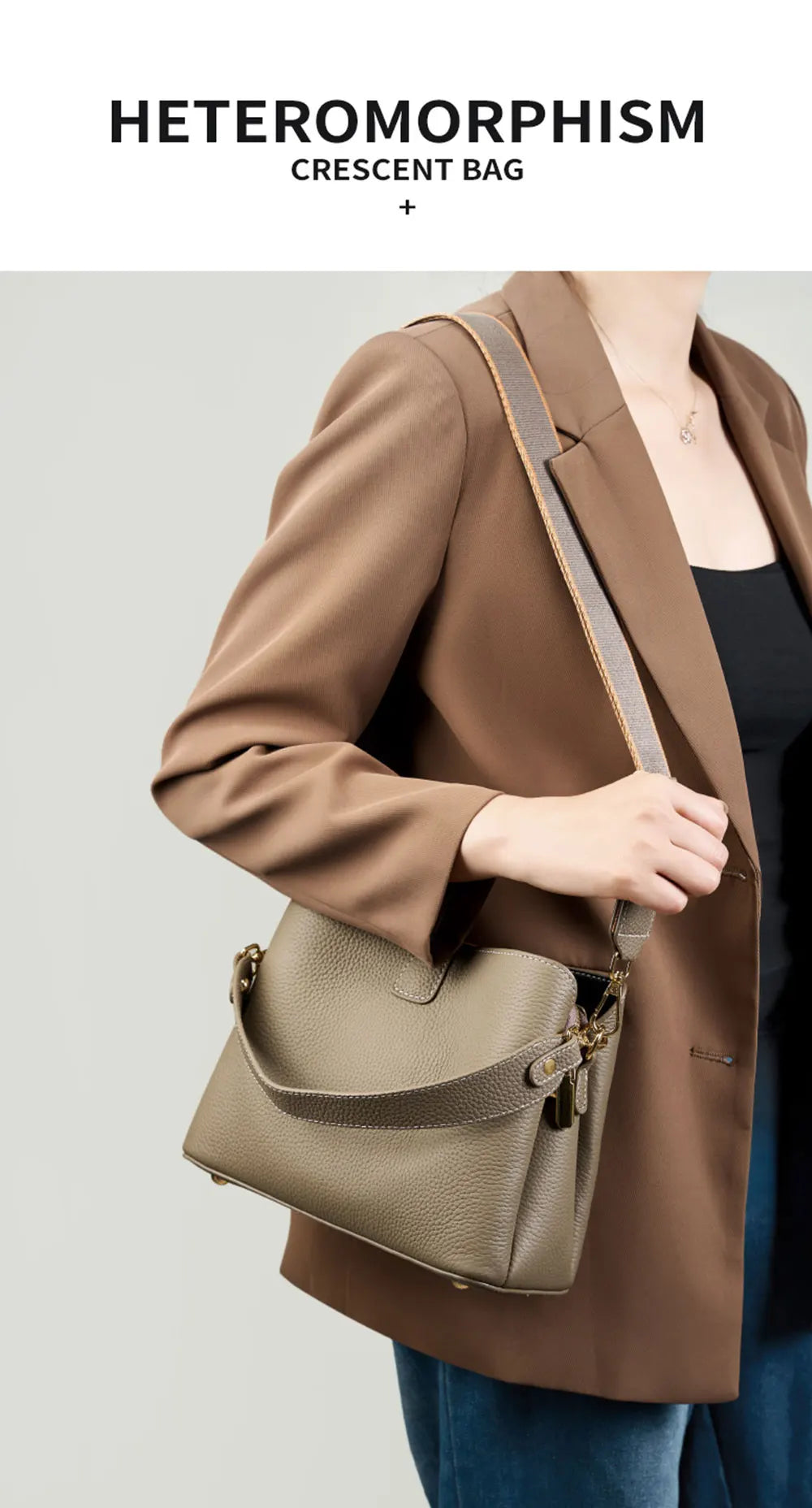 Genuine Leather Women's Bag Luxury Designer Shoulder Bag Large Capacity Cowhide Handbags High Quality Women Crossbody Bags
