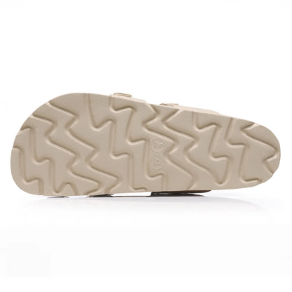 Shevalues Casual Women's Sandals With Arch Support Anti-slip Fashion New Slides Soft Sole Beach Slippers With Adjustable Buckle