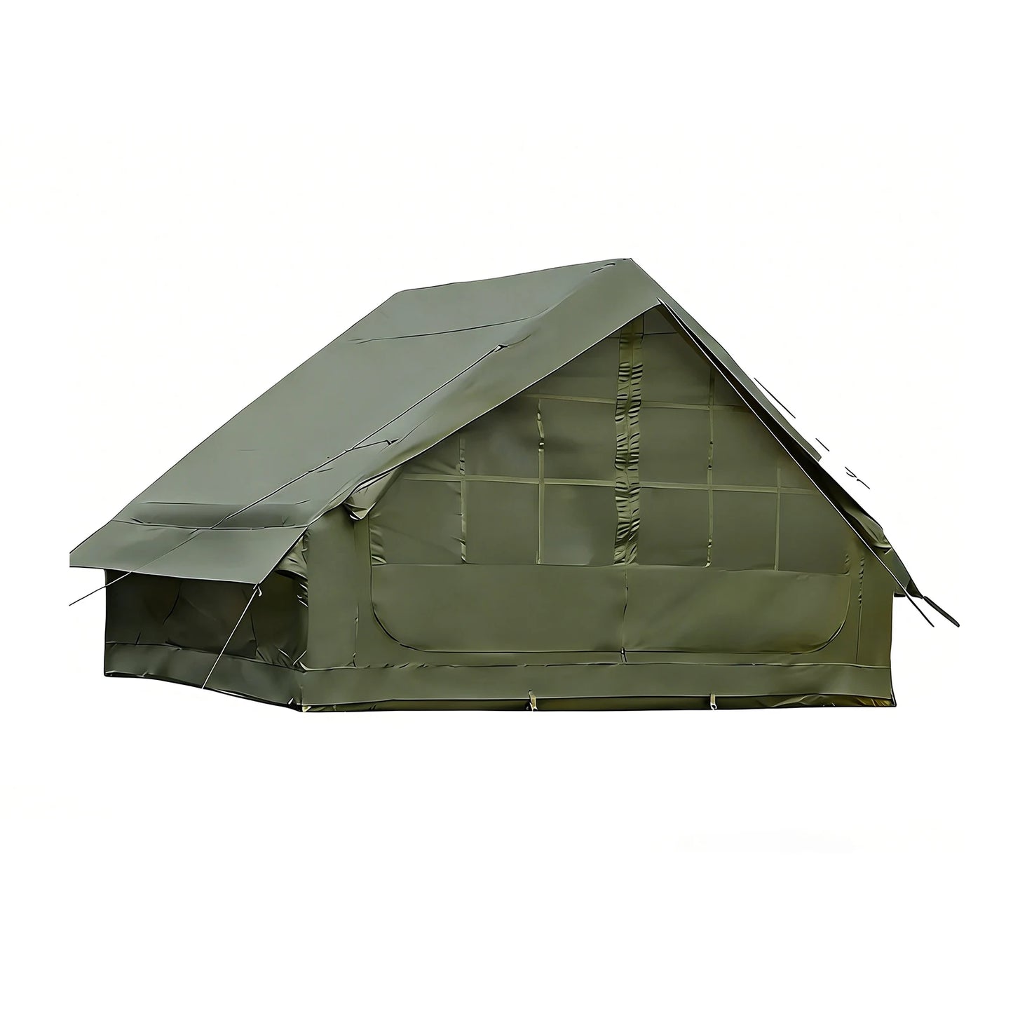 PAKICETUS Luxury Inflatable Camping Tent with Roof Window Easy Setup Portable Tent with Carry Bag for 4-12 People Outdoor Glamping Family Weekend Gatherings