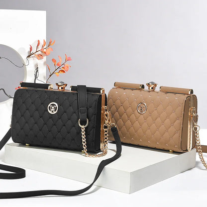 New Women Handbags Fashion Embossed Craftsmanship Portable Shoulder Bag Top-handle Diamond Ladies Bag Wedding Party Bags