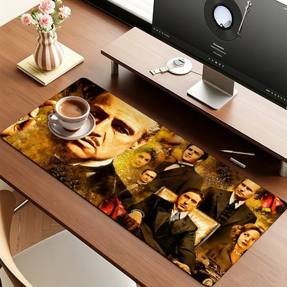 Movie The G-godfather Mouse Pad Anti Slip Rubber Edge Locked Thickened Laptop Gaming Desk Mat