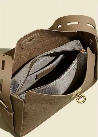 New Genuine Leather Luxury Designer Women Shoulder Crossbody Underarm Bags Cowhide Ladies Large Capacity Tote Bag Fashion Purse