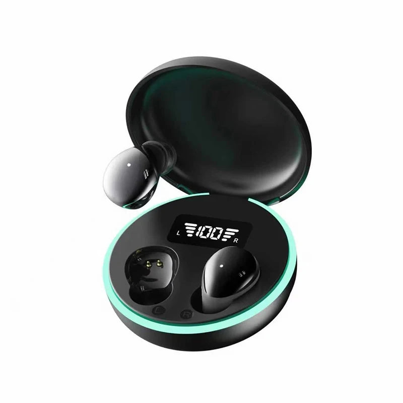 NEW Sound Insulation Super Bass Sleep Headphones Wireless Bluetooth Earphones With Mic Sports Earbuds Mini HD Headset