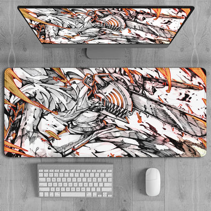 HD Chainsaw Man XXL Mouse Pad Anime reze Gamer Makima Gaming PC Accessories Mouse pads Large Keyboard Desk Mat Computer Keyboard