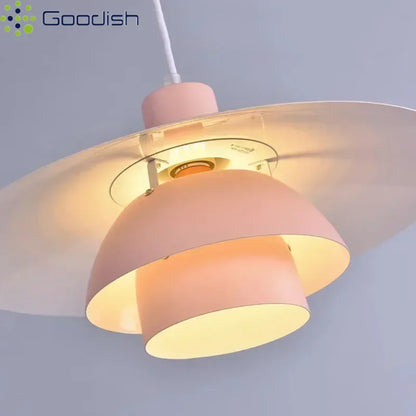 Memphis flying saucer disc Simplicity Creative Lustre LED Pendant Lights Art Indoor Lamps for Bedroom Home Decoration Chandelier