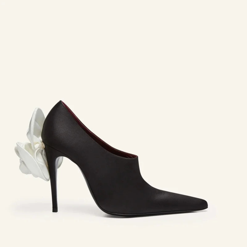 2026Spring/Summer New Pointed Stiletto Single Shoes European and American Fashion 34-45 Large Women's Fashion Women's Shoes