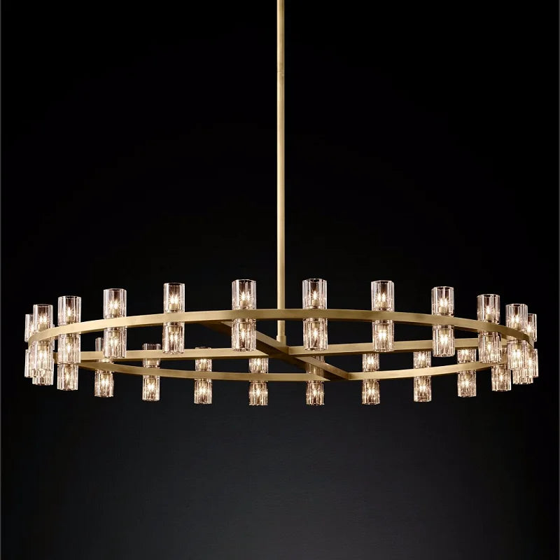 Villa Duplex Chandelier New Light Luxury Light Post Modern Crystal Chandelier Light Luxury For Living Room Lamp Home Decoration