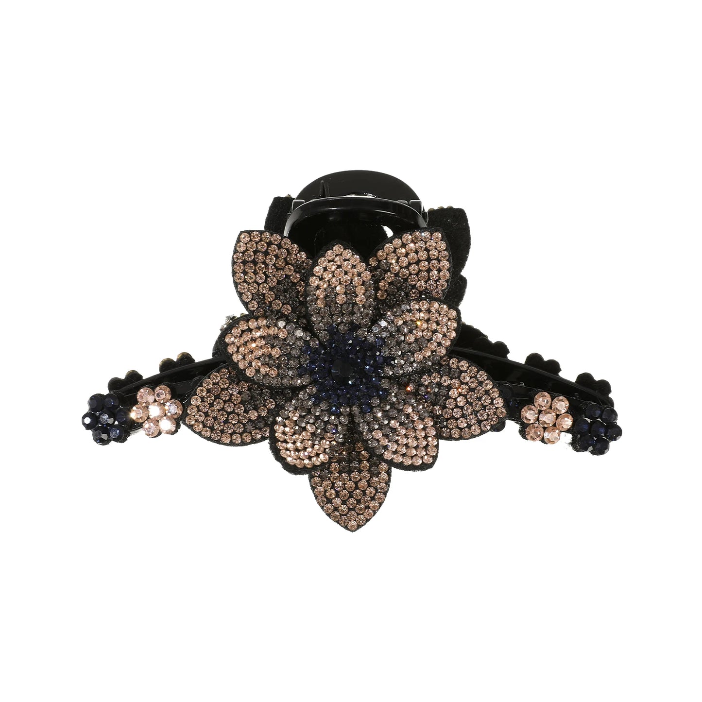 AWAYTR New Flower Hair Claws Clips Hairpins For Girls Women Fashion Rhinestone Hairgrip Barrettes Hair Crab Hair Accessories