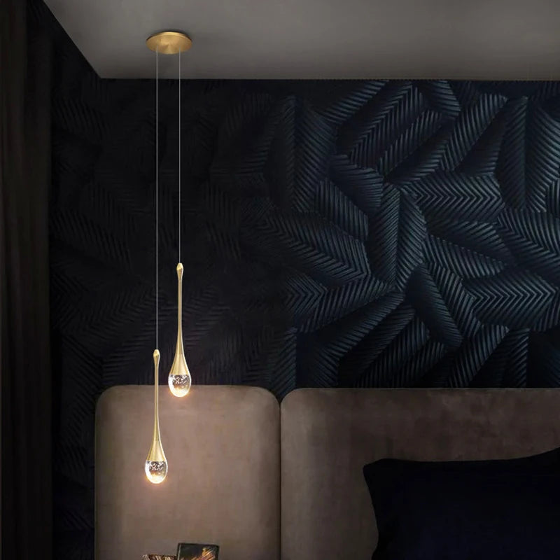 1 PC Modern home decor led lights Bedroom lamp bedside pendant light lamps led Chandeliers hanging light indoor lighting