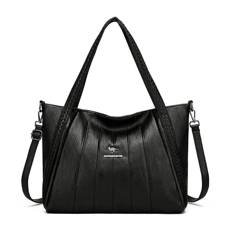 Genuine Brand Leather Women Handbag Luxury Designer Shoulder Crossbody Bags Ladies Purse Messenger Tote Bag Female Commuting Bag