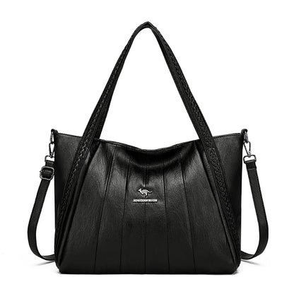 Genuine Brand Leather Women Handbag Luxury Designer Shoulder Crossbody Bags Ladies Purse Messenger Tote Bag Female Commuting Bag